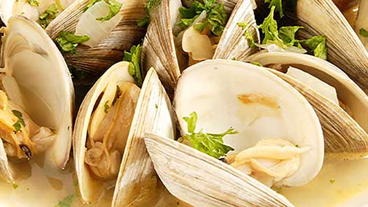 Steamed-Garlic-Clams